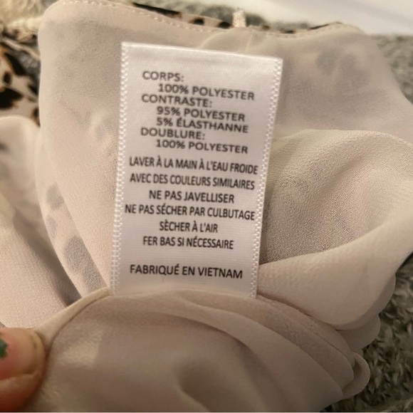 ASTR the  label women’s animal print cowl neck thong bodysuit in‎ size small - Picture 14 of 14